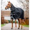Couverture Horseware Amigo 1200D Integrated Turnout 150g - Noir / gris titane / argent