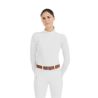 Chemise de concours Aerolight manches longues Horse Pilot femme - Blanc