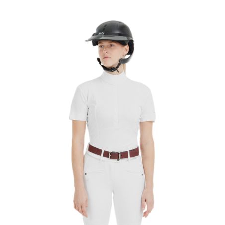 Chemise de concours Monica Horse Pilot manches courtes femme