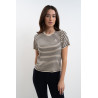 Tee-Shirt Harcour Tzimi femme - Linen / marine