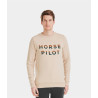 Sweat-shirt Horse Pilot Team homme - Sable