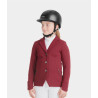 Veste de concours Aerotech Horse Pilot fille - Rouge foncé