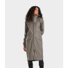 Veste Imperméable long Raintech Horse Pilot femme - Café foncé