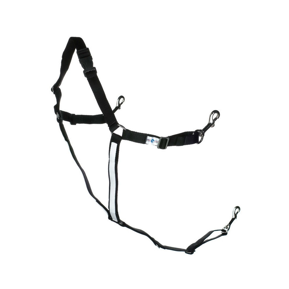Harnais d'exercice Leaders Tech pour taille pleine/cheval ! Noir avec