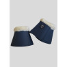Cloches Montar en cuir PU lisse - Dove blue