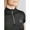 Polo de concours Montar Everly crystal logo Curve femme - Noir