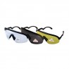 Lunettes Finn-Tack larges polycarbonate - Jaune