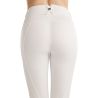 Legging Hybrid pull-on Montar MoGloria bande Caviar full grip femme - Blanc