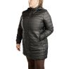 Veste matelassé longue Montar MoKately Curve femme - Noir