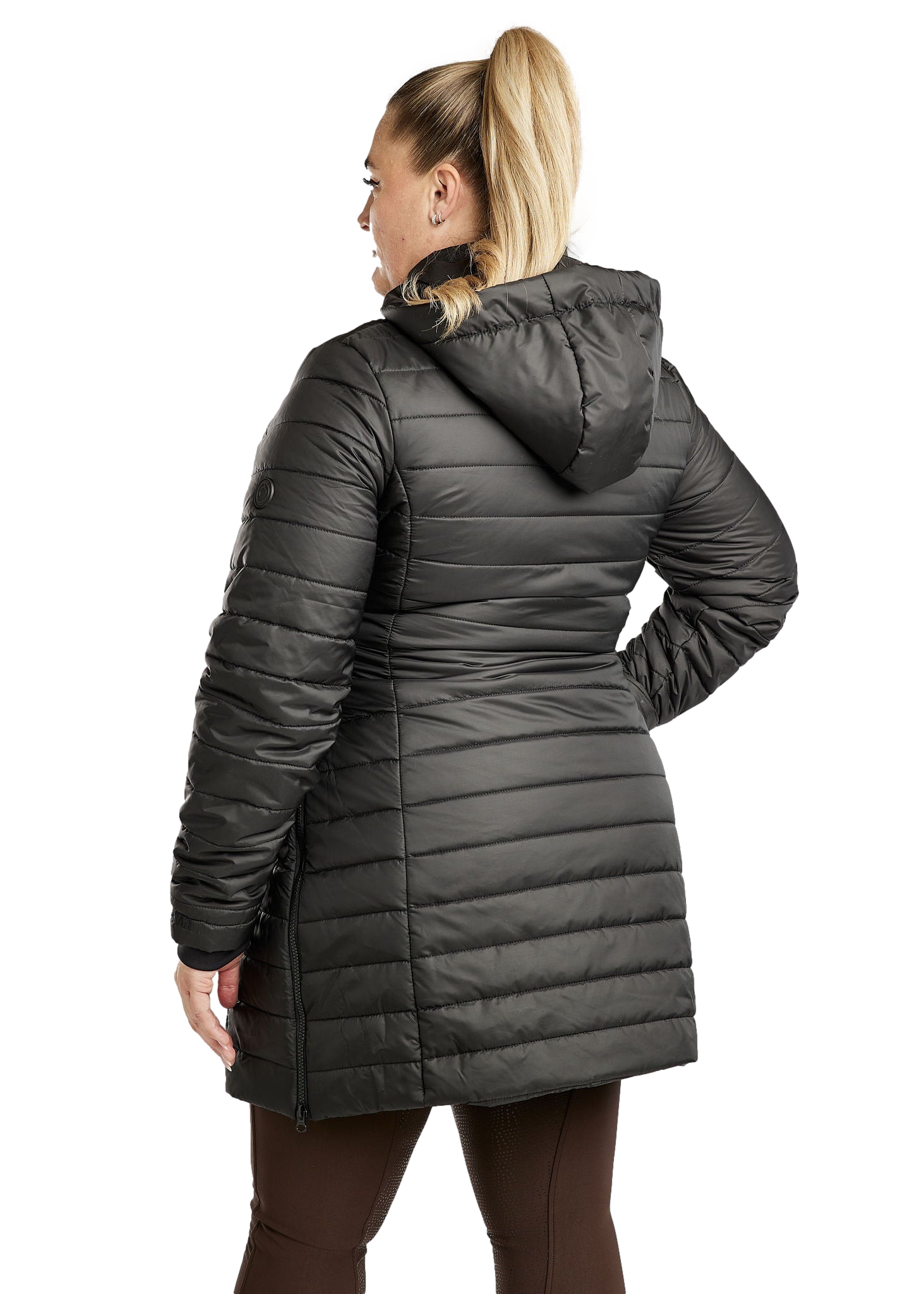 Veste matelassé longue Montar MoKately Curve femme Noir Veste matelassé longue Montar MoKately Curve femme Noir