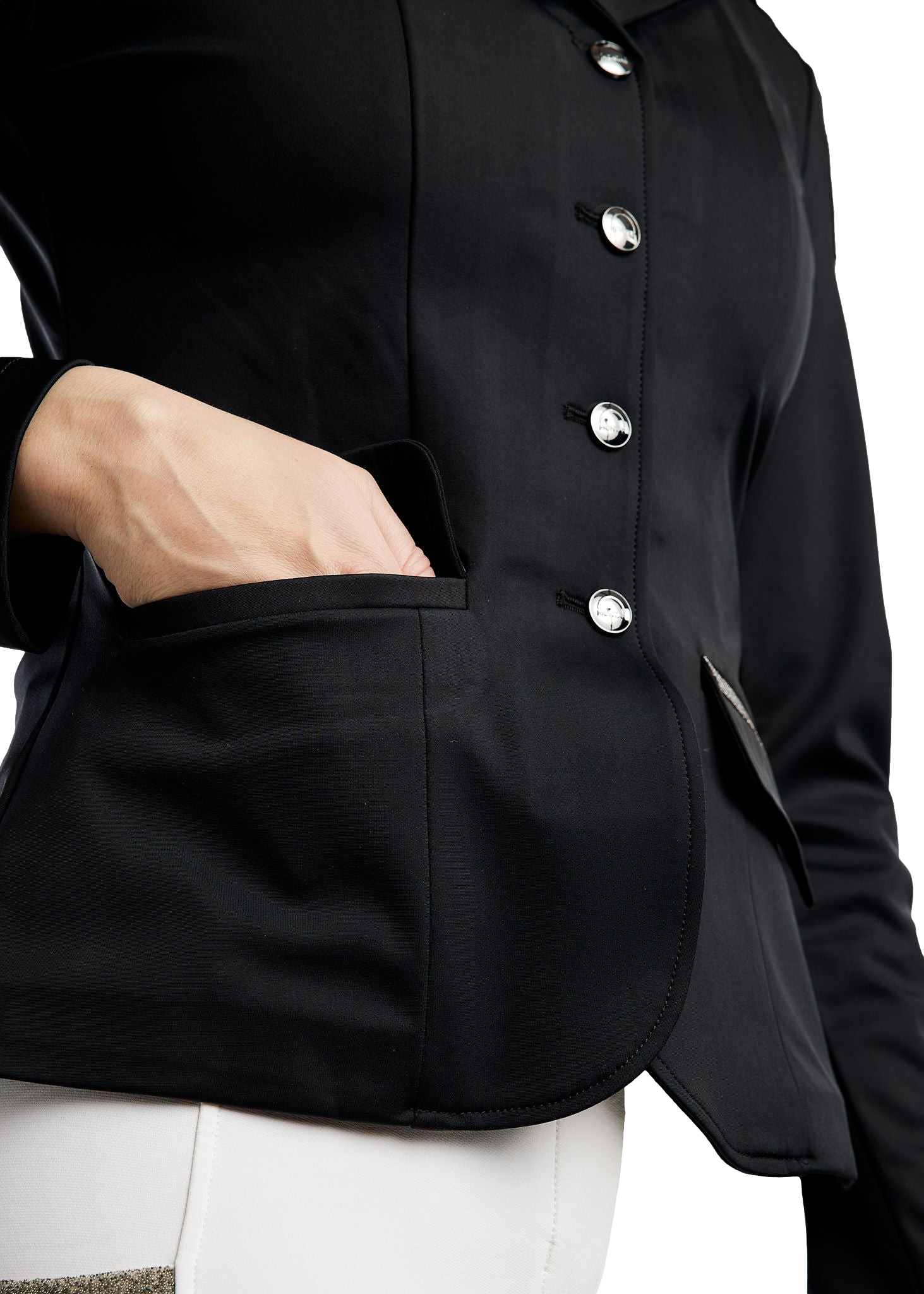 Veste de concours Montar MoGloria bande de caviar femme Noir