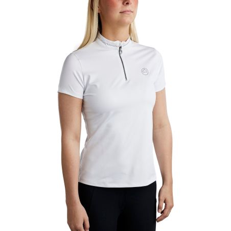 T-shirt manches courtes Montar MoBlair avec crystal gris foncé femme