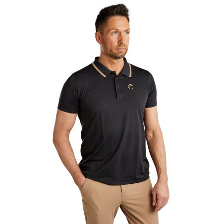 Polo manches courtes Montar MoDrake col et logo contrasté homme