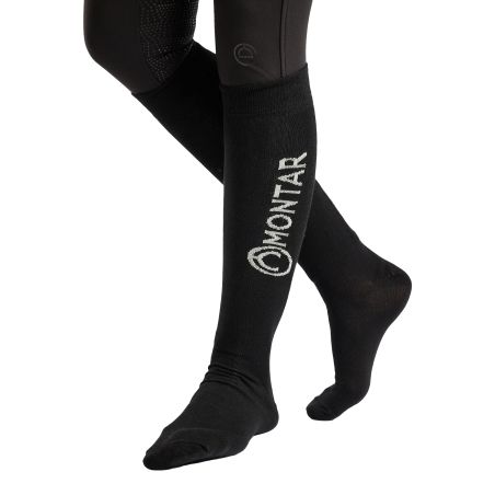 Chaussettes Montar noir avec logo