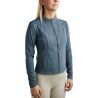 Veste full zip Montar MoGloria bande caviar femme - Ardoise foncée