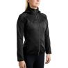 Veste softshell full zip Montar MoBlair capuche amovible crystals gun metal femme - Noir