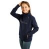 Sweatshirt Montar MoNaja Junior fermeture latérale crystals rosegold - Marine