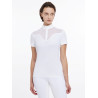 Polo de concours Emily LeMieux manches courtes - Blanc