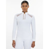 Polo de concours LeMieux Camille manches longues - Blanc