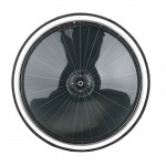 Roue de sulky Finn-Tack 28” Lux inoxydable avec flasques en PVC (La pièce)