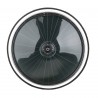 Roue de sulky Finn-Tack 28” Lux inoxydable avec flasques en PVC (La pièce) - Transparent