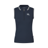 Polo sans manches Kingsland KLNaira en maille piquée femme - Marine