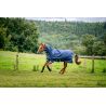 Couverture Horseware Amigo 1200D Turnout Plus 50g - Marine / gris titane / argent