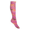Chaussettes HKM Pony Club - Rose