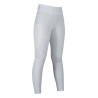 Legging HKM Jil taille haute fond 1/1 en silicone - Blanc