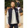 Veste sans manches Harcour Pona homme - Marine / blanc