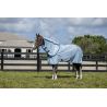 Chemise anti-mouches Horseware Amigo Bug Rug Plus - Bleu azure / marine / bleu électrique