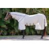 Couvre-cou anti-mouches Amigo Horseware Bug Buster - Argent / gris titanium / argent
