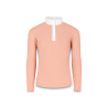 Polo de concours Kentucky Tokyo manches longues fille - Vieux rose