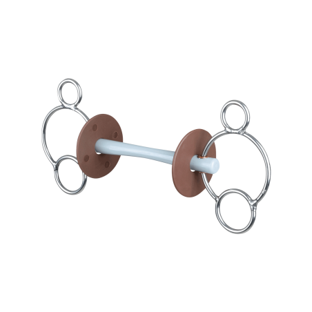 Mors Beris 3 anneaux barre de confort fine