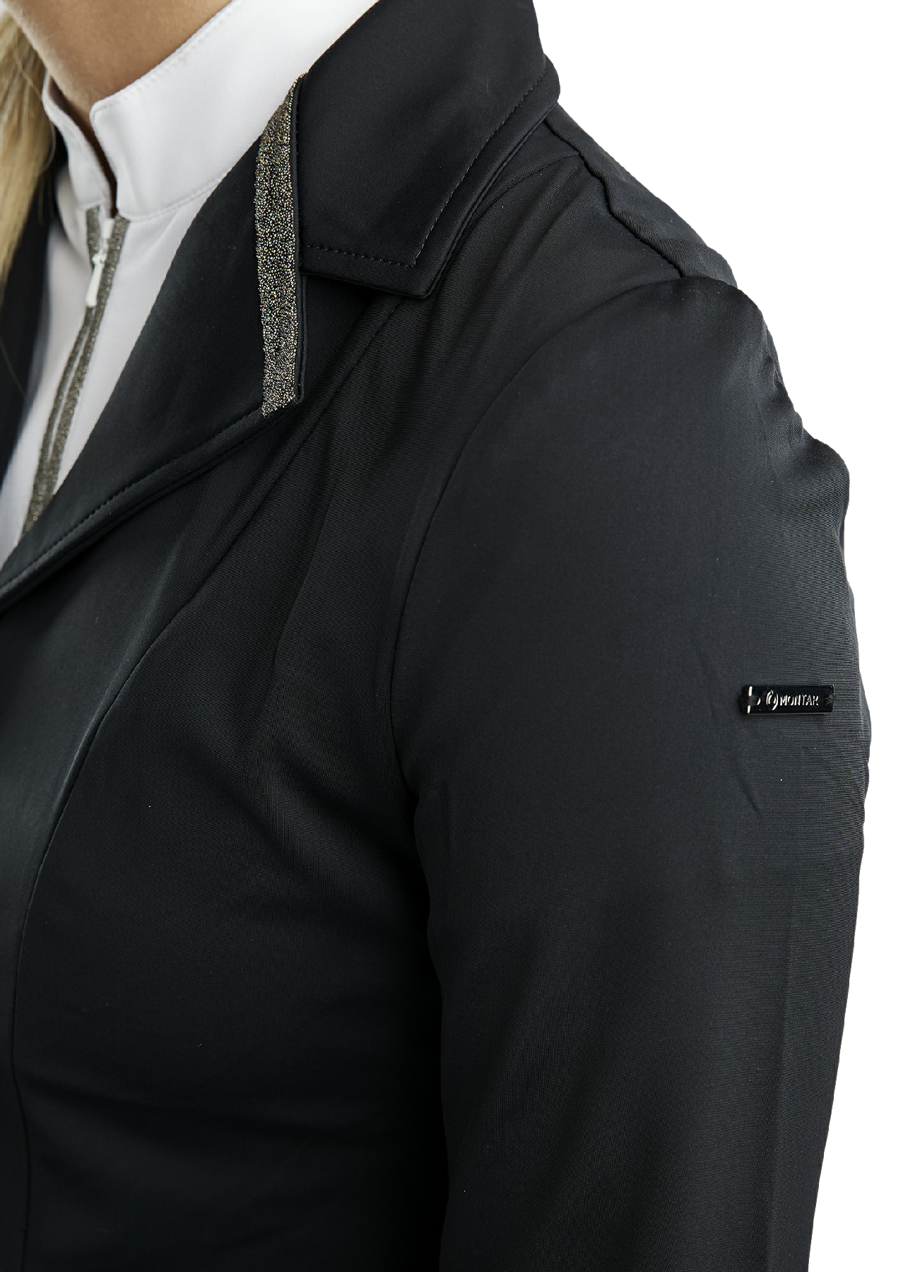 Veste de concours Montar MoGloria bande de caviar femme Noir