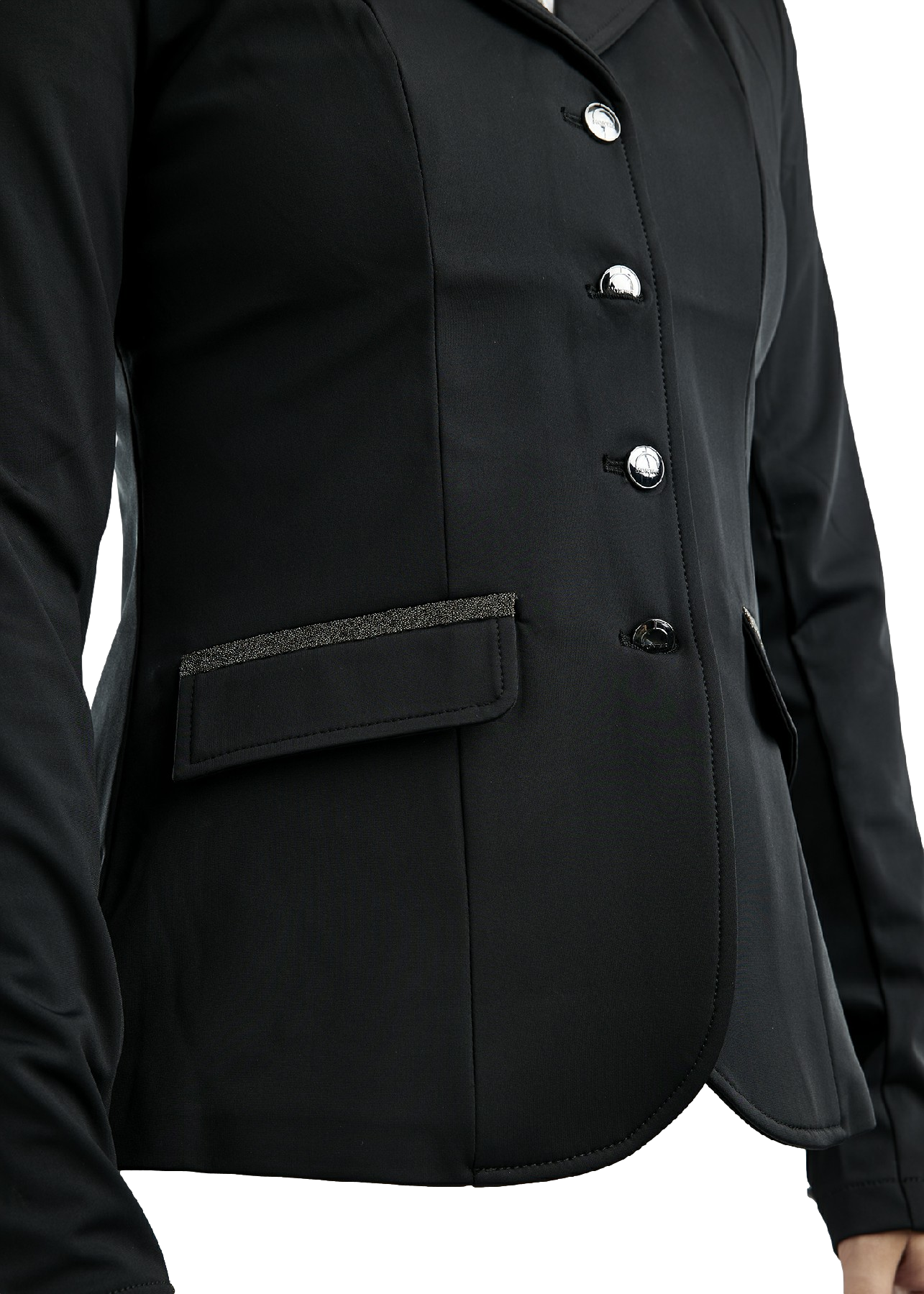 Veste de concours Montar MoGloria bande de caviar femme Noir