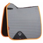 Tapis de selle LeMieux Dressage Square High Visibility Mandarine Tapis de selle LeMieux Dressage Square High Visibility Mandarine