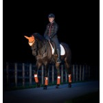 Tapis de selle LeMieux Dressage Square High Visibility Mandarine Tapis de selle LeMieux Dressage Square High Visibility Mandarine