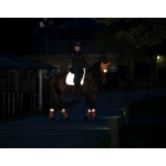 Tapis de selle LeMieux Dressage Square High Visibility Mandarine Tapis de selle LeMieux Dressage Square High Visibility Mandarine