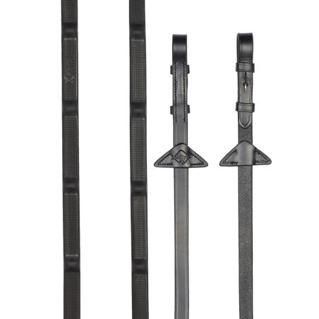 Rênes caoutchouc LeMieux Ergo Grip