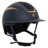 Casque Imperial Riding Olania Deluxe big visor - Marine / rosegold