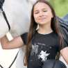 T-shirt Imperial Riding Star Sky enfant - Noir