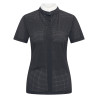 Polo de concours mesh Imperial Riding Grandprix manches courtes femme - Noir