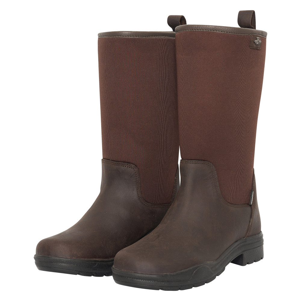 Bottes D'équitation Imperméables Dafna Femme - Taille 8 US (39 EU) - Noir - Fabriquées En Israël