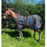 Couverture Horseware Amigo Ripstop 900D Petite Turnout 200g - Noir / bleu classique