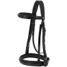 Bridon et rênes sangles Percheron Norton - Noir