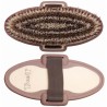 Brosse douce bicolore T de T - Marron / beige