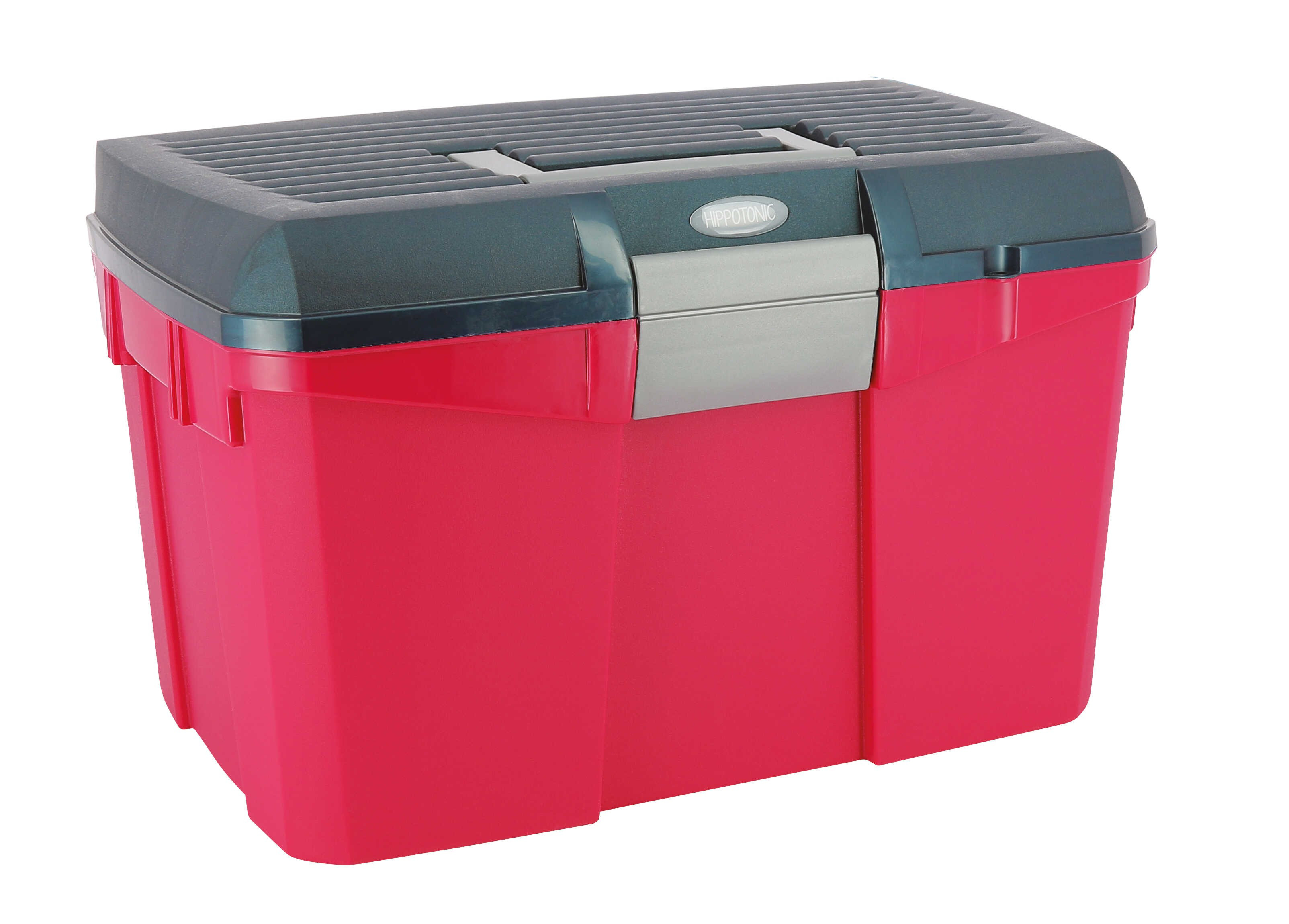 Coffre de pansage Hippo-Tonic bicolore Framboise / marine Rouge