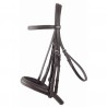 Bride de dressage cuir Bellini T de T - Marron foncé