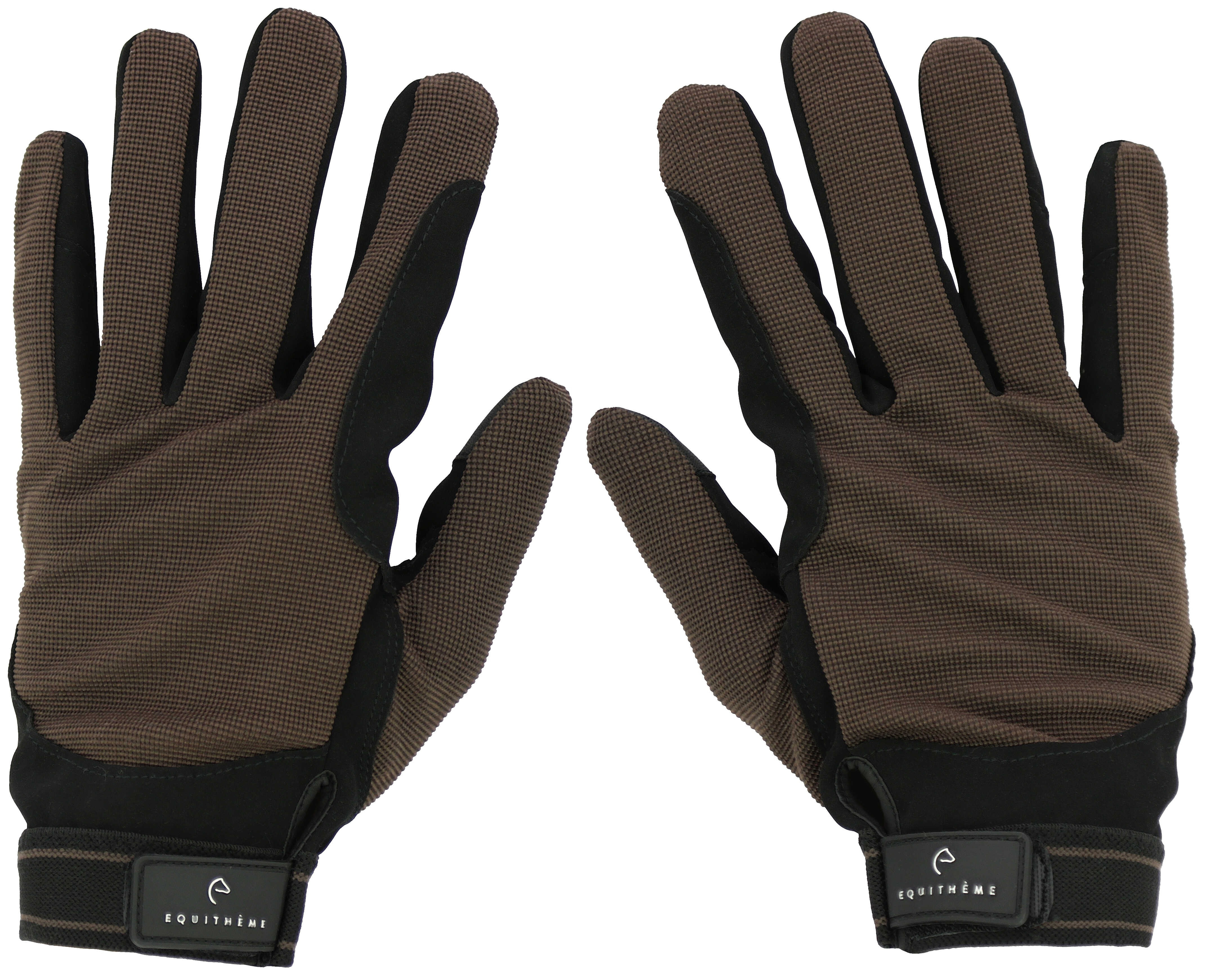 Gants Equithème Mesnil Marron